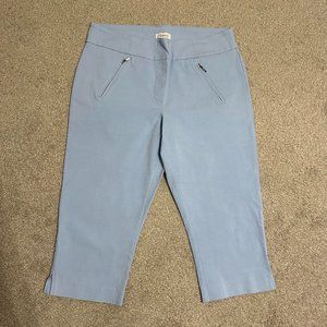 Reitmans Size 17 Light Sky Blue Capri Dress Pants